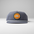 Navy Blue Low Budget Live Logo Goat Rope Patch Hat