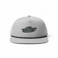 Matte Gray Boatify "Pukka Black" Rope Hat