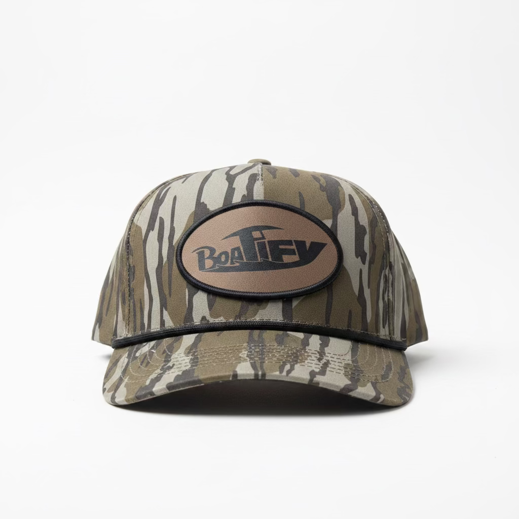 Mossy Oak Bottomland Boatify Low Profile Mesh Trucker Hat