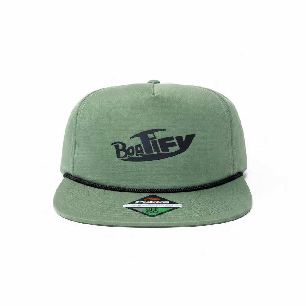 Avocado Green Boatify Pukka Rope Hat