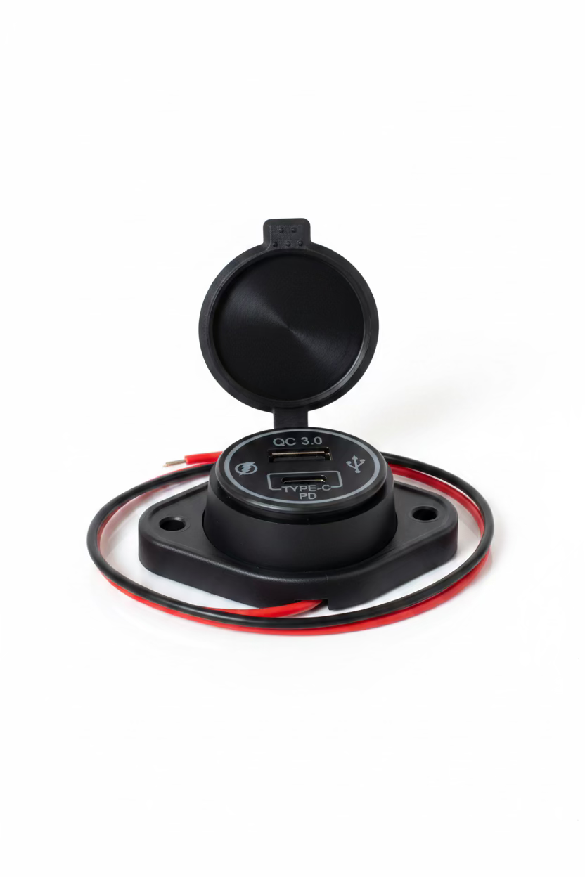 Boatify Flush Mount Dual USB